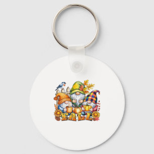 Fall Gnomes Sublimation Autumn Love Classic T-Shir Keychain