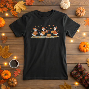 Fall Goose Comfort Colours - Cozy Autumn Silly Goo T-Shirt
