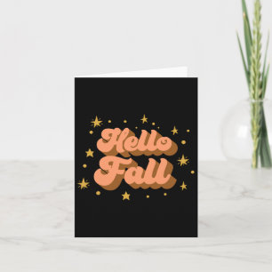 Fall Graphic Tees - Hello Fall  Card