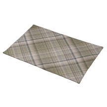 Fall Grass Brown and Olive Green Plaid