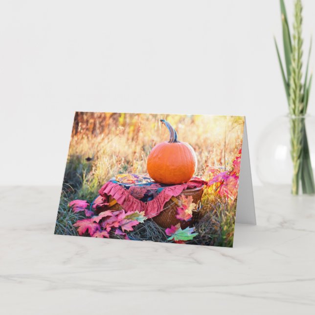 Fall Greeting Card (Front)