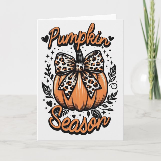 Fall Greeting Card  (Front)