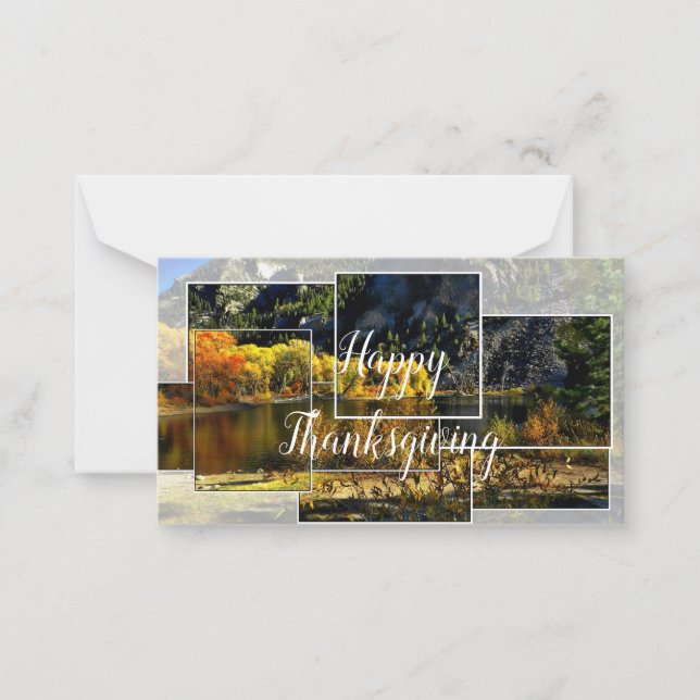 Fall greetings note card (Front)