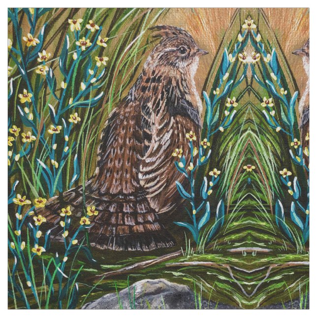 Fall Grouse Fabric (Swatch)