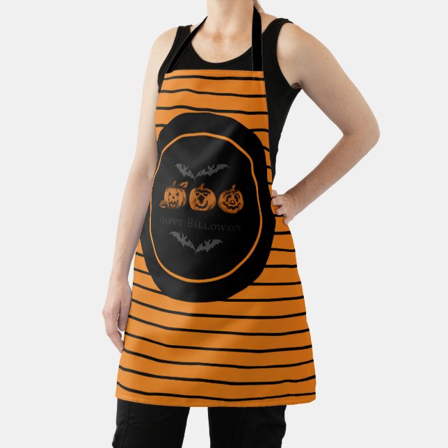 Fall/Halloween/pumpkin  Apron (Insitu)