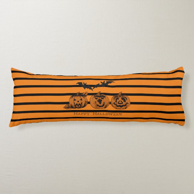 Fall/Halloween/pumpkin Body Pillow (Front)
