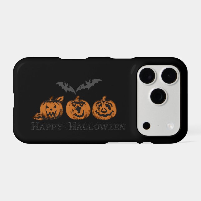 Fall/Halloween/pumpkin  iPhone Case (Back Horizontal)