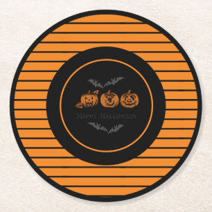 Fall/Halloween/pumpkin  Round Paper Coaster