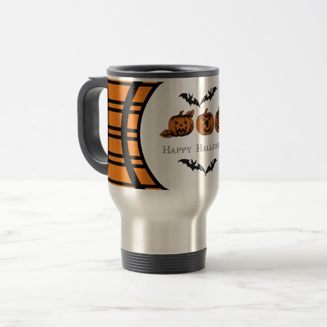 Fall/Halloween/pumpkin   Travel Mug (Front Left)