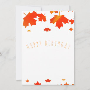 fall happy birthday