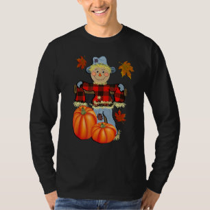 Fall Happy Scarecrow Thanksgiving Autumn T-Shirt