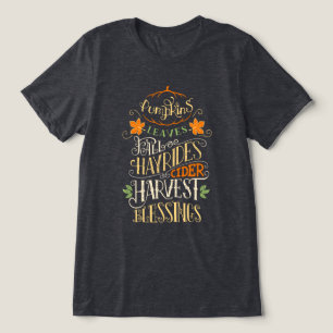 Fall & Harvest Blessings Tri-Blend Shirt
