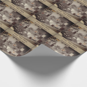 Fall Harvest Country Fair Display Personalized Wrapping Paper