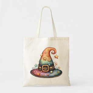 Fall Harvest Cute Witchy Hat Tote Bag