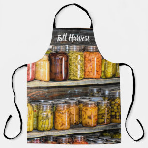 Fall Harvest Preserves canned Apron