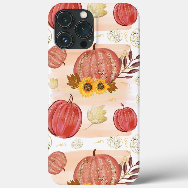 Fall Harvest Pumpkins OtterBox iPhone Case (Back)