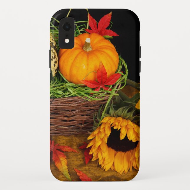 Fall Harvest Sunflowers Case-Mate iPhone Case (Back)