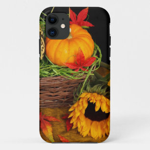 Fall Harvest Sunflowers iPhone 11 Case