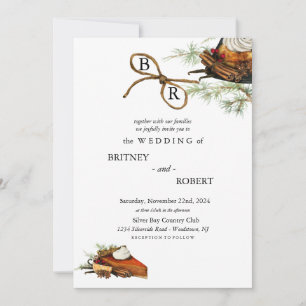 Fall Harvest Wedding Invite