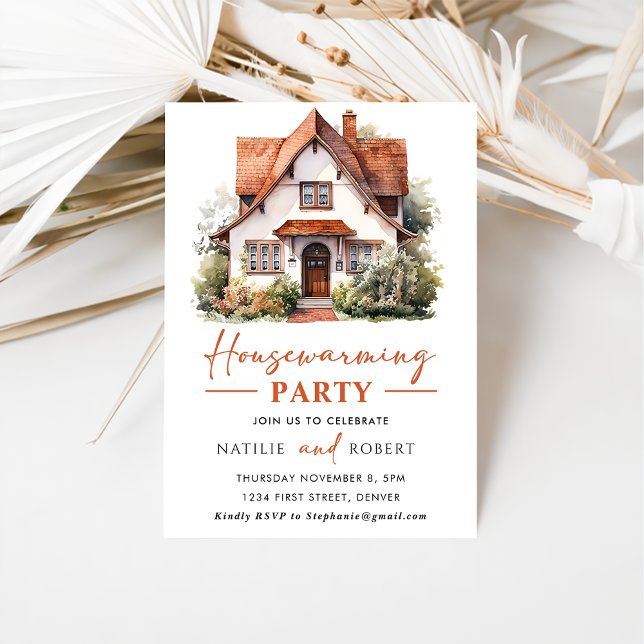 Fall Home Housewarming Party Invitation (Creator Uploaded)