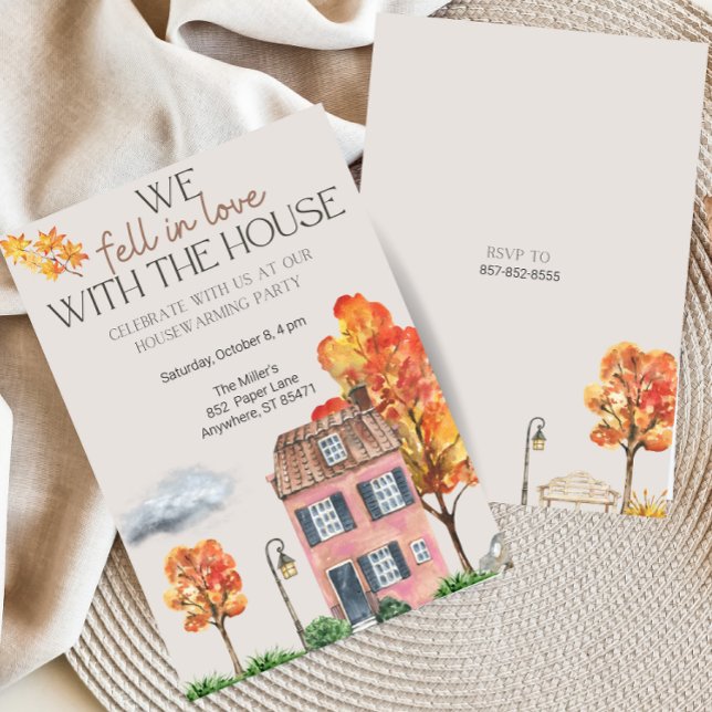 Fall Housewarming Party | Autumn Watercolor Invitation (Creator Uploaded)