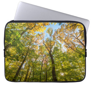 Fall in a Forest in Amesbury, Massachusetts Laptop Sleeve