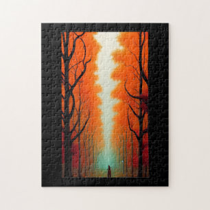 Fall in alien land teleporting jigsaw puzzle