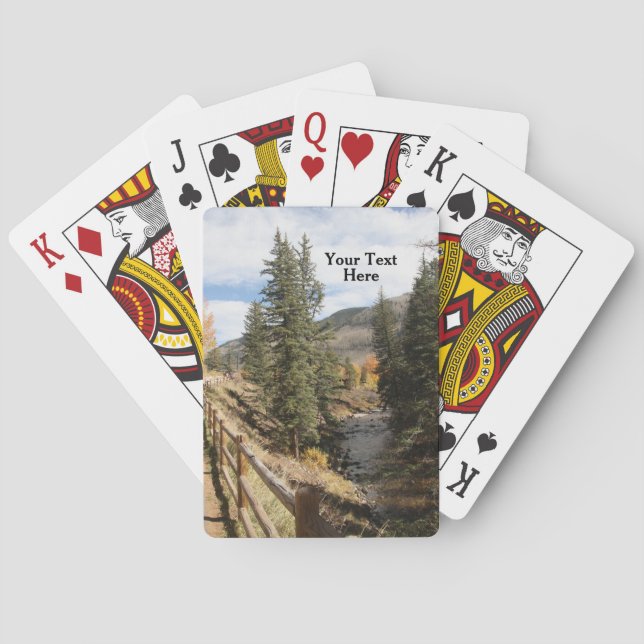 Fall in Aspen Playing Cards (Back)