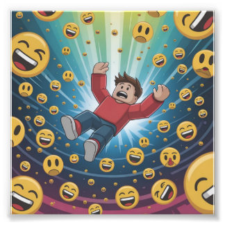 Fall in bubble  photo print