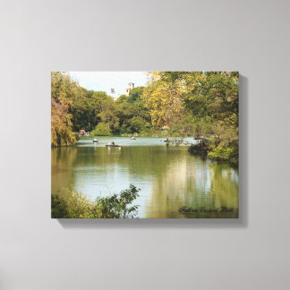 Fall in Central Park Canvas Print