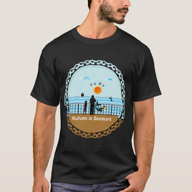 Fall in Copenhagen T-Shirt (Front)