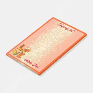 Fall In Love Autumn Customize Text and Colour Post-it Notes