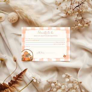 Fall in love Baby Shower Advice for the parents Invitation