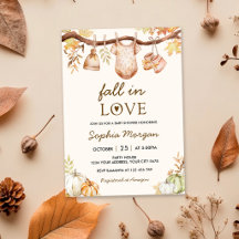 Fall in Love Baby Shower