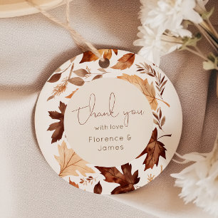Fall In Love Baby Shower Party Favour Tags