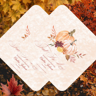 fall in love bridal shower bridal shower square paper coaster