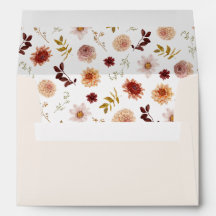 Fall in Love Bridal Shower Envelope