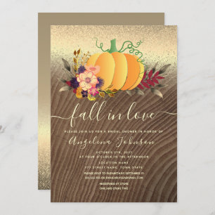 Fall in Love Bridal Shower Invitation