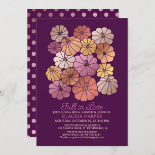 Fall in Love Bridal Shower Invitation