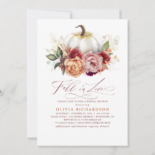 Fall in Love Bridal Shower Invitation