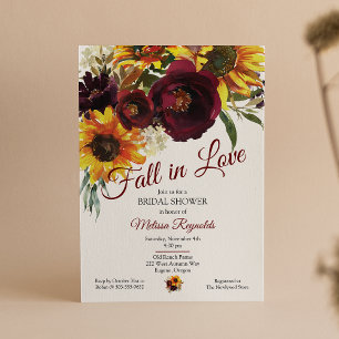 Fall in Love Bridal Shower Invitation