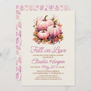 Fall in Love Bridal Shower Invitation