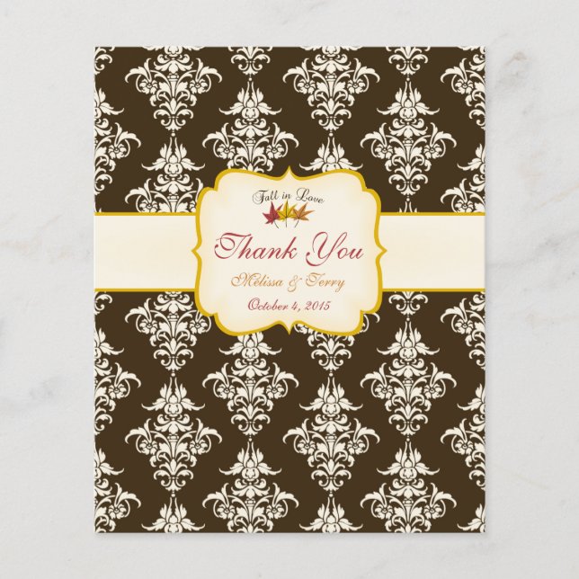 Fall in Love Candy Bar Wrapper (Front)