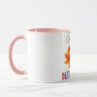 Fall in Love : Conception de Mug Citrouille & Feui