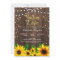 Fall in Love engagement party invitation sunflower