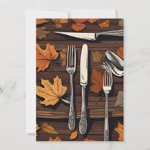 fall in love fall rehearsal dinner invitations