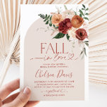 Fall In Love Floral Bridal Shower Arch Invitation<br><div class="desc">Fall In Love | A floral arch Bridal Shower invitation for your fall themed bridal shower.</div>