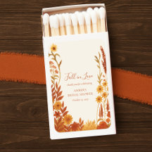 "Fall in Love" Floral Bridal Shower Thank You