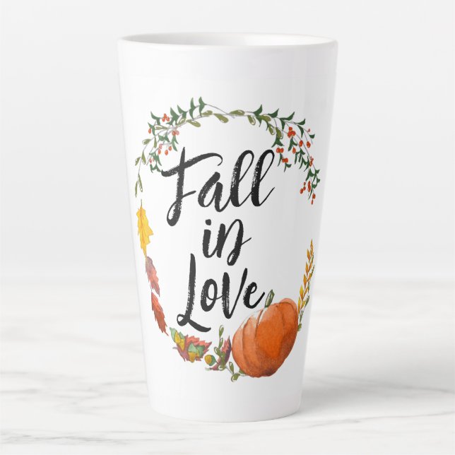 Fall In Love Latte Mug (Front)