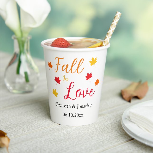 Fall In Love Paper Cups (Insitu)